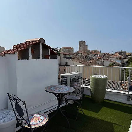 Old - House With Panoramic Roof Terrace Appartement Antibes